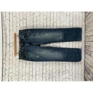Black Premium Relaxed Straight Men's‎ Jeans 36x32